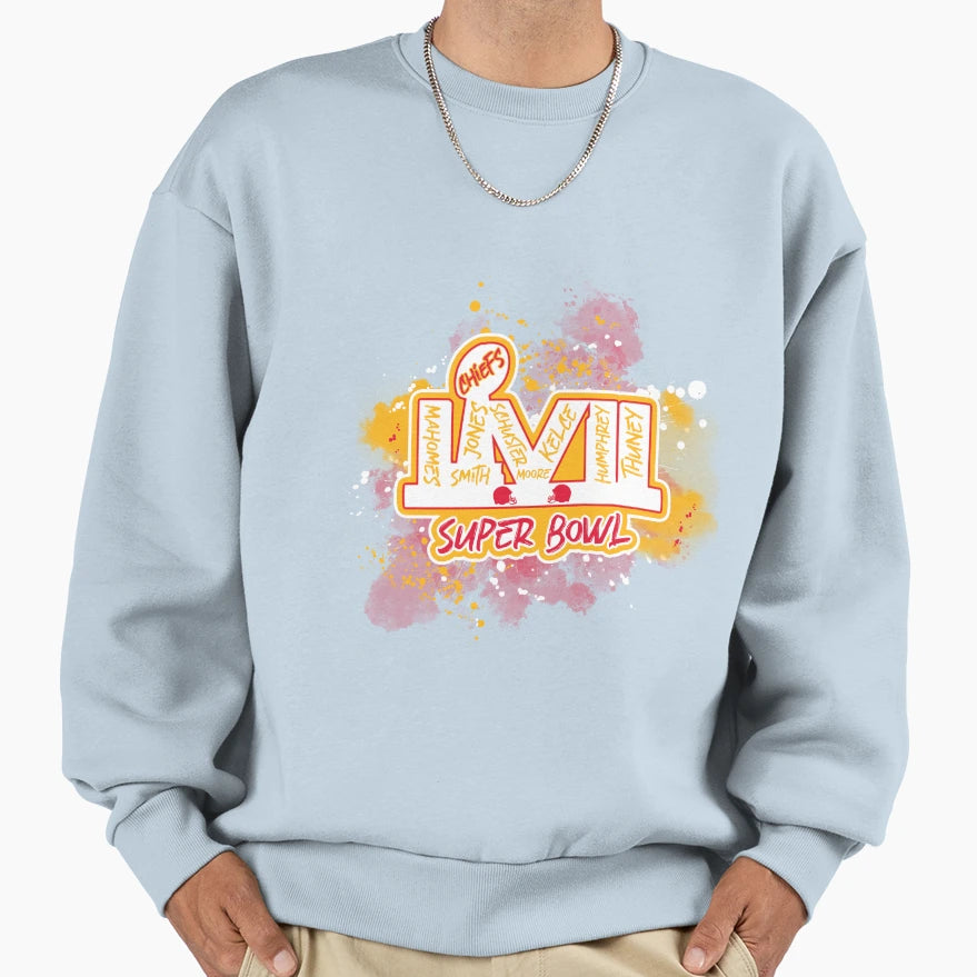 Kansas City Chiefs Super Bowl Lvii Sweatshirt - Minimalist Print for Adults - T-Shirt, Sweatshirt, Hoodie