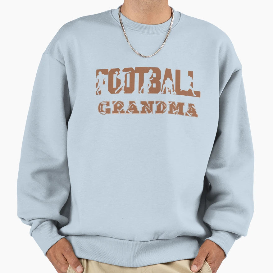 Football Grandma Sweatshirt - Trendy Graphic Unisex - T-Shirt, Sweatshirt, Hoodie