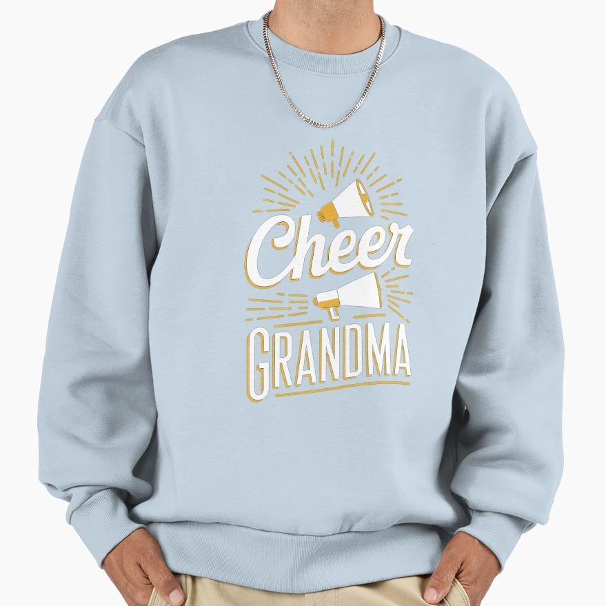 Cheer Grandma Cheerleading Sweatshirt - Fun Novelty Design for Adults - T-Shirt, Sweatshirt, Hoodie