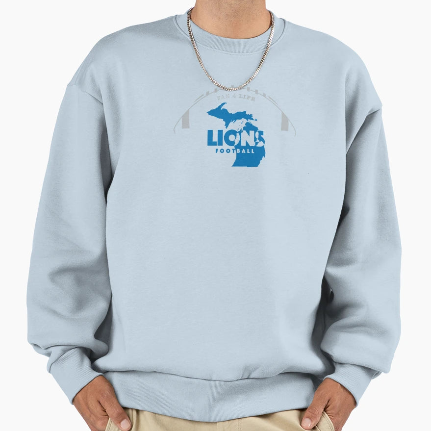 Detroit Lions Sweatshirt - Unique Graphic Men Women - T-Shirt, Sweatshirt, Hoodie