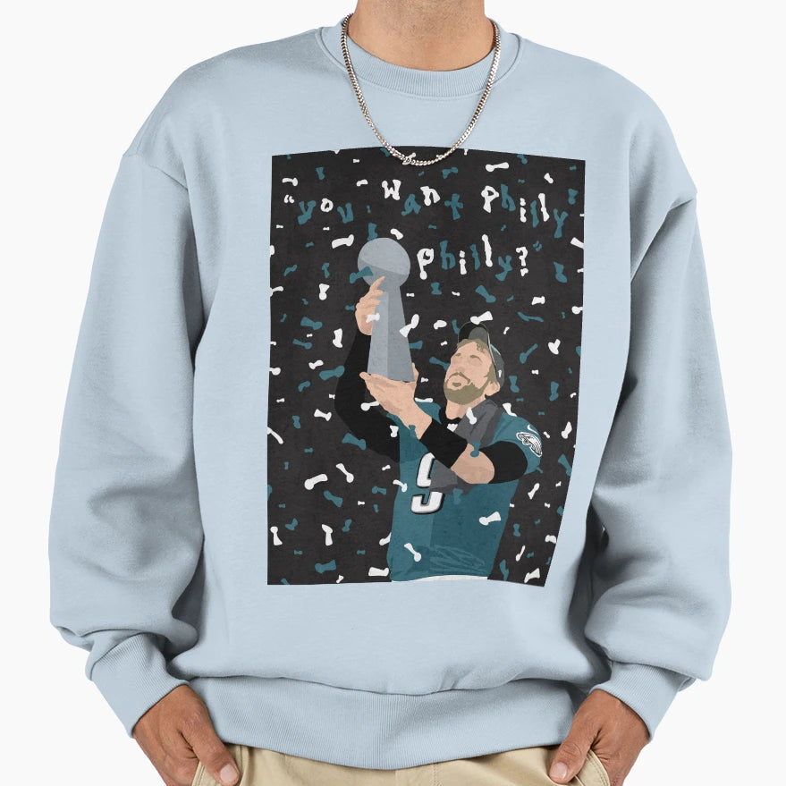 Philly Philly Sweatshirt - Aesthetic Graphic for Adults - T-Shirt, Sweatshirt, Hoodie