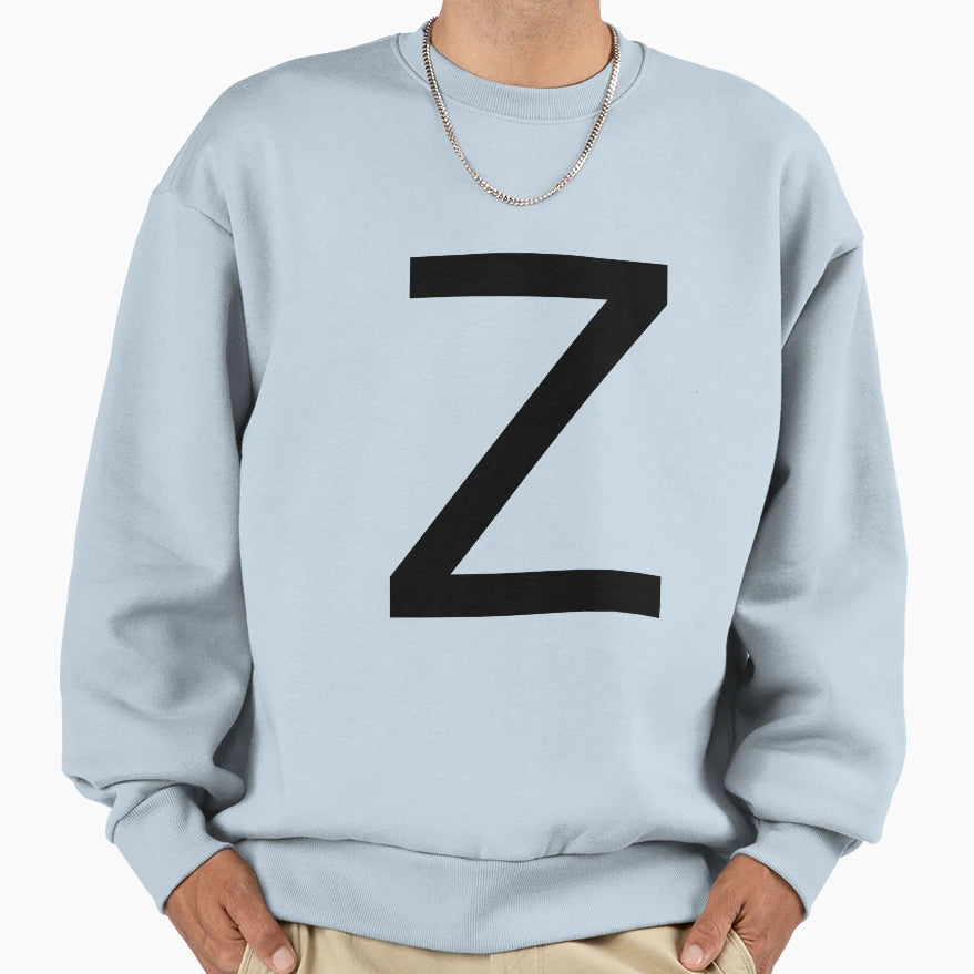 Helvetica Z Sweatshirt - Casual Everyday Wear for Adults - T-Shirt, Sweatshirt, Hoodie