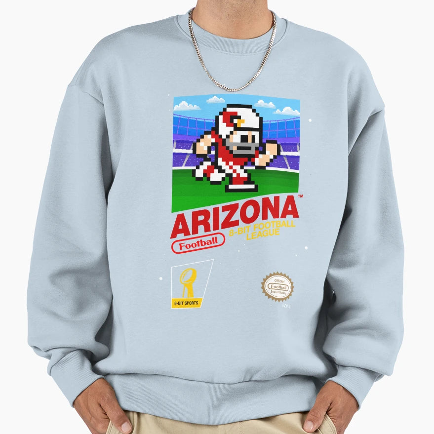 Arizona 8 Bit Videogames Cartridge Sweatshirt - Aesthetic Graphic Unisex - T-Shirt, Sweatshirt, Hoodie