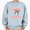 Baseball Sister Sweatshirt - Minimalist Print for Adults - T-Shirt, Sweatshirt, Hoodie