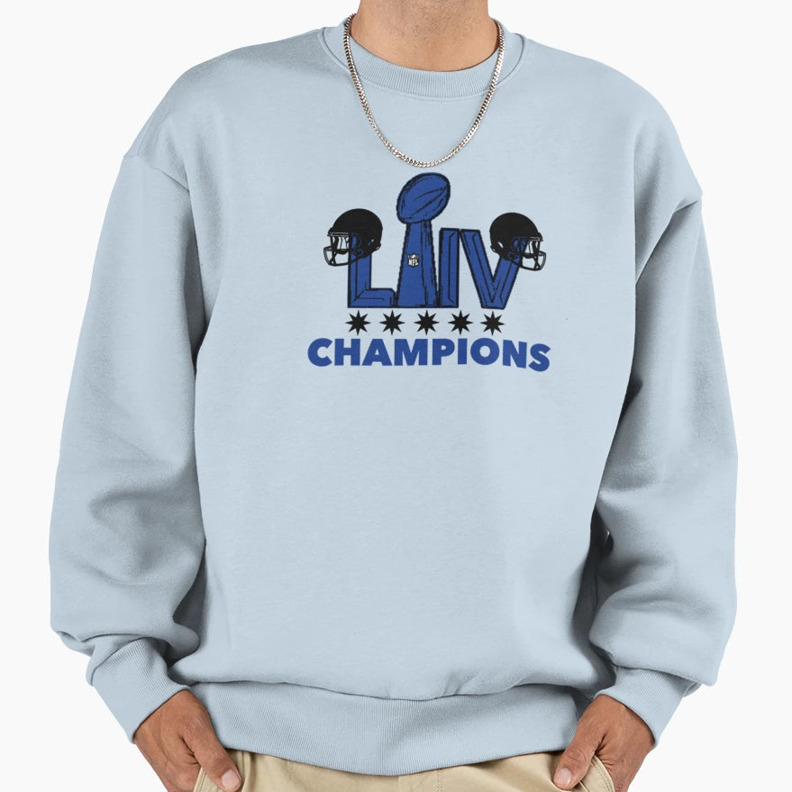 2020 Nfl Champions Sweatshirt - Casual Everyday Wear for Adults - T-Shirt, Sweatshirt, Hoodie