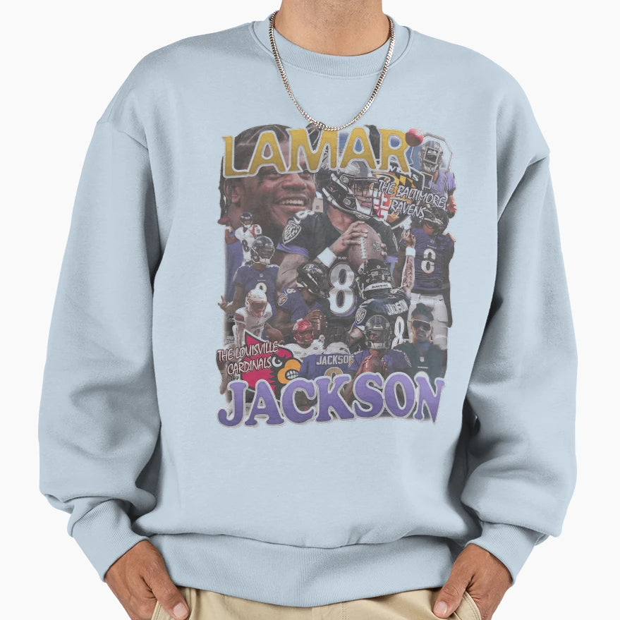 Lamar Sweatshirt - Graphic Print Unisex - T-Shirt, Sweatshirt, Hoodie