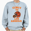 Cincinnati Football Fans Sweatshirt - Custom Art Print Men Women - T-Shirt, Sweatshirt, Hoodie