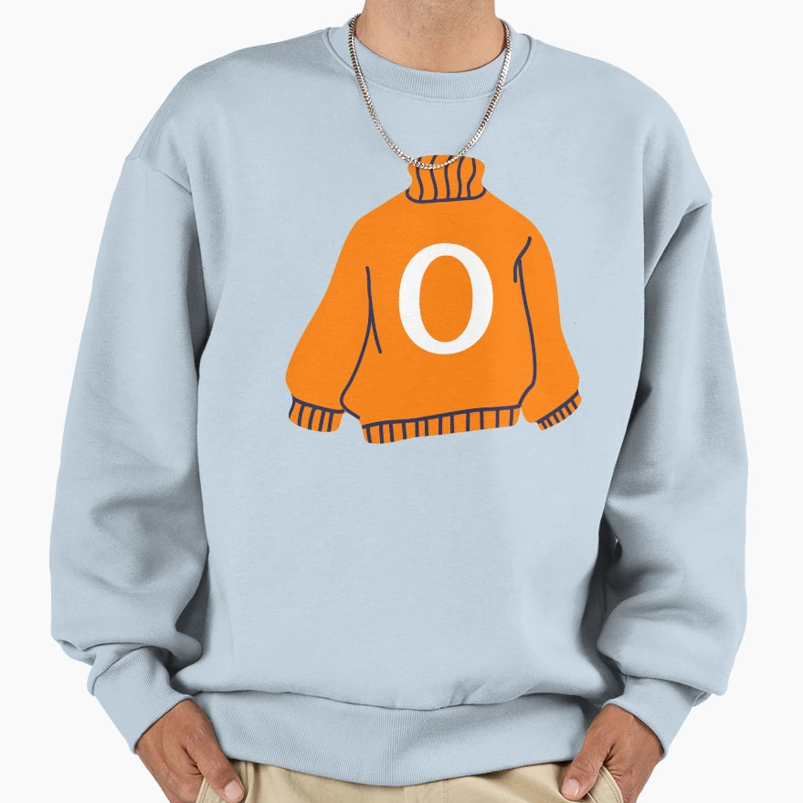 Letter Sweatshirt - Casual Everyday Wear for Adults - T-Shirt, Sweatshirt, Hoodie