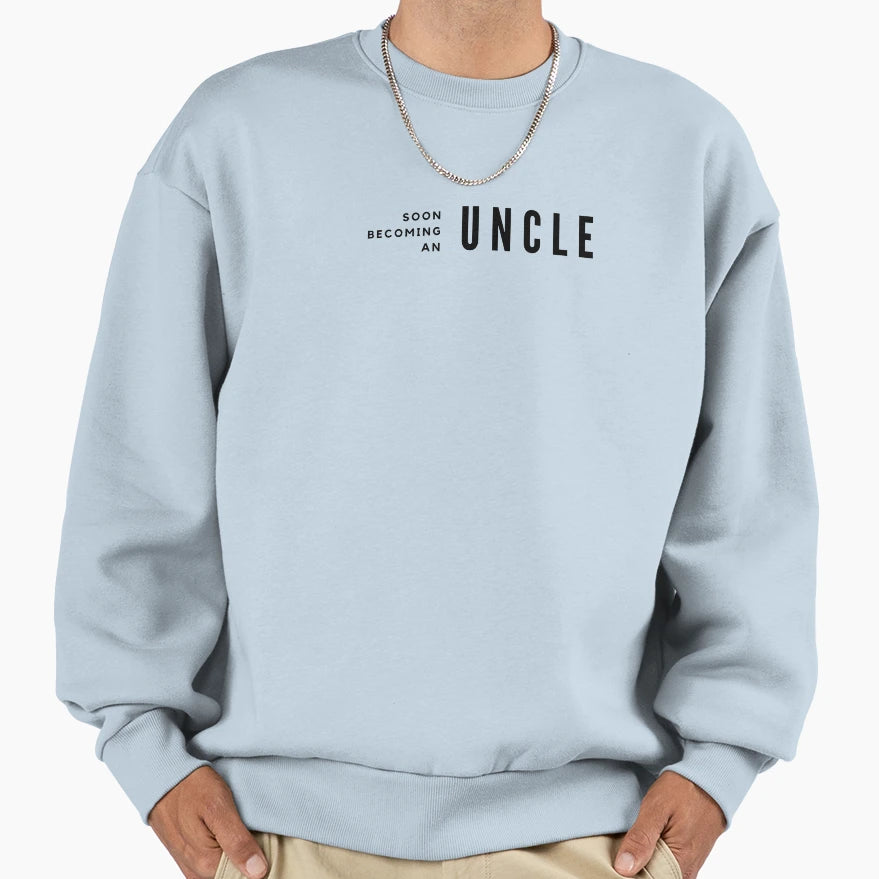 Surprise Soon Becoming Uncle Sweatshirt - Aesthetic Graphic Men Women - T-Shirt, Sweatshirt, Hoodie