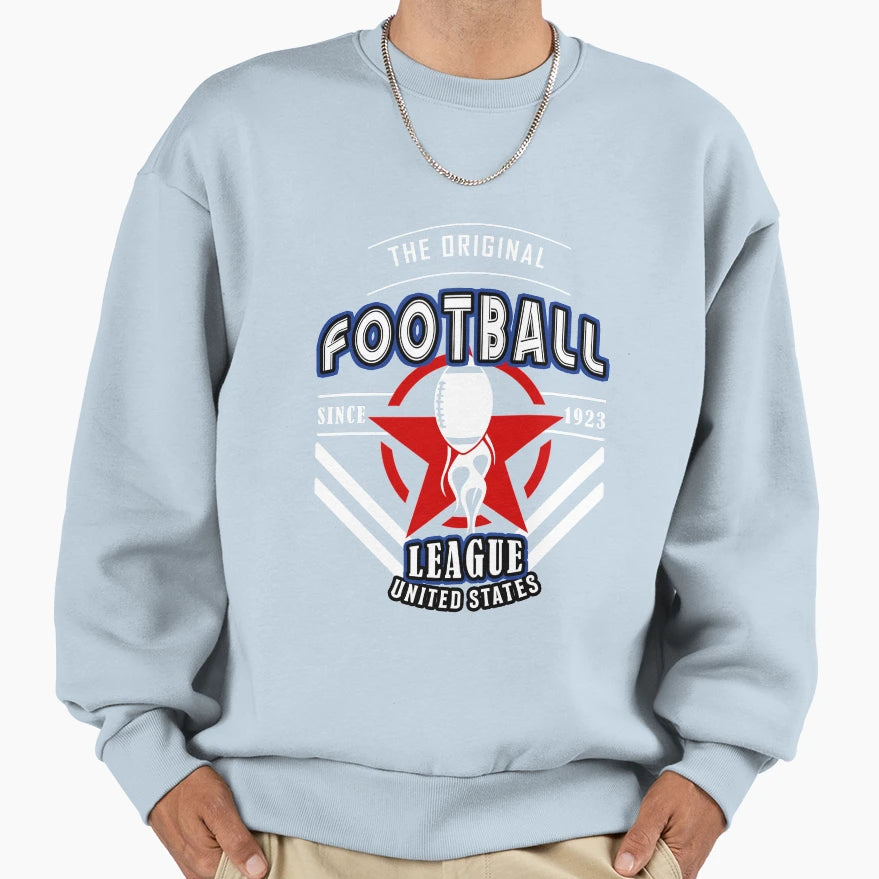 American Football Sweatshirt - Aesthetic Graphic Men Women - T-Shirt, Sweatshirt, Hoodie