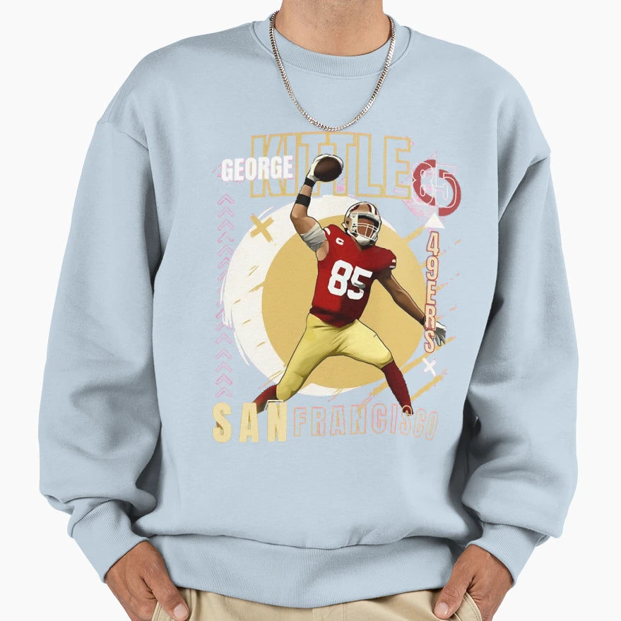 George Krieger Sport Kittle Sweatshirt - Fun Novelty Design Men Women - T-Shirt, Sweatshirt, Hoodie