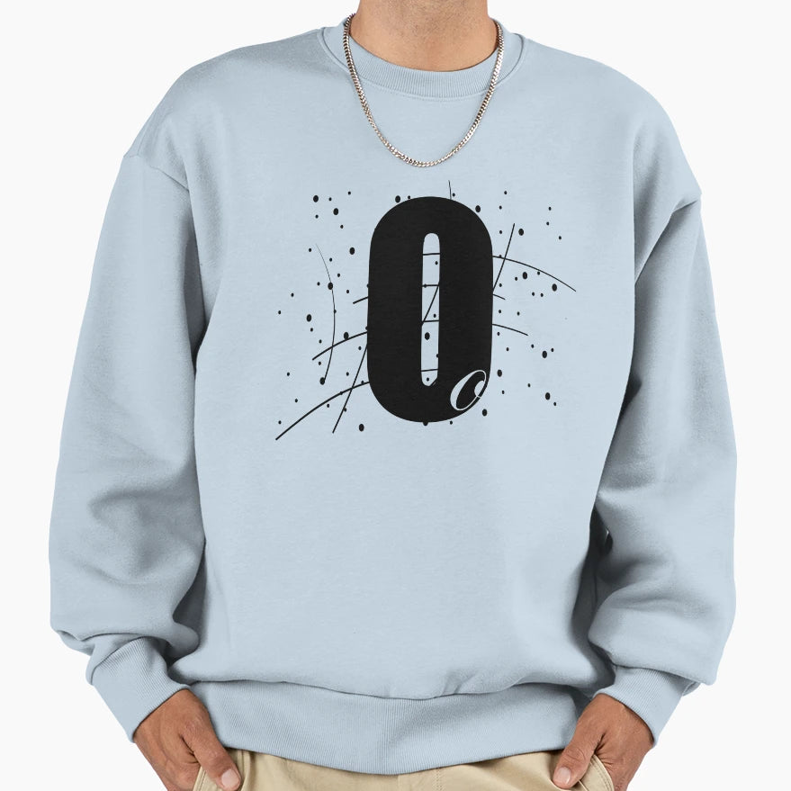 Letter O Sweatshirt - Graphic Print Men Women - T-Shirt, Sweatshirt, Hoodie