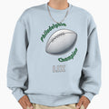 American Football Ball Text Sweatshirt - Custom Art Print Men Women - T-Shirt, Sweatshirt, Hoodie