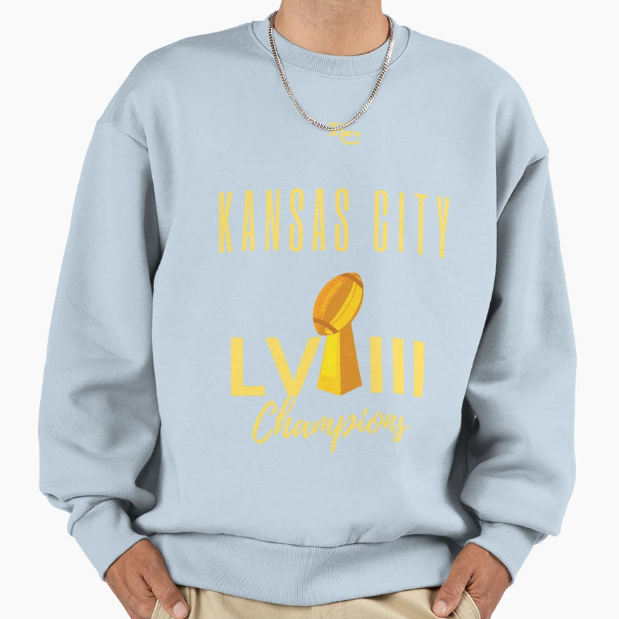 Kansas City Lviii Championship Sweatshirt - Custom Art Print Men Women - T-Shirt, Sweatshirt, Hoodie