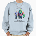 Cartoon Great Dad Monster Sweatshirt - Casual Everyday Wear Unisex - T-Shirt, Sweatshirt, Hoodie