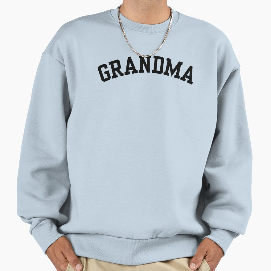 Grandma Grandmother Gift Sweatshirt - Minimalist Print for Adults - T-Shirt, Sweatshirt, Hoodie