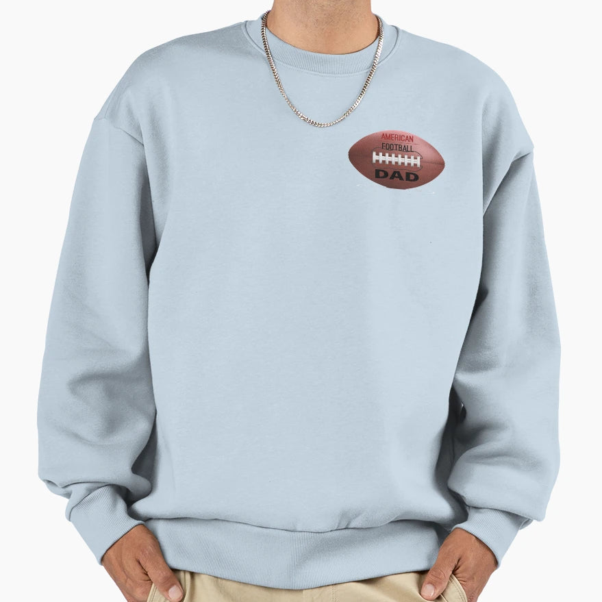 Best American Football Dad Sweatshirt - Novelty Apparel for Adults - T-Shirt, Sweatshirt, Hoodie
