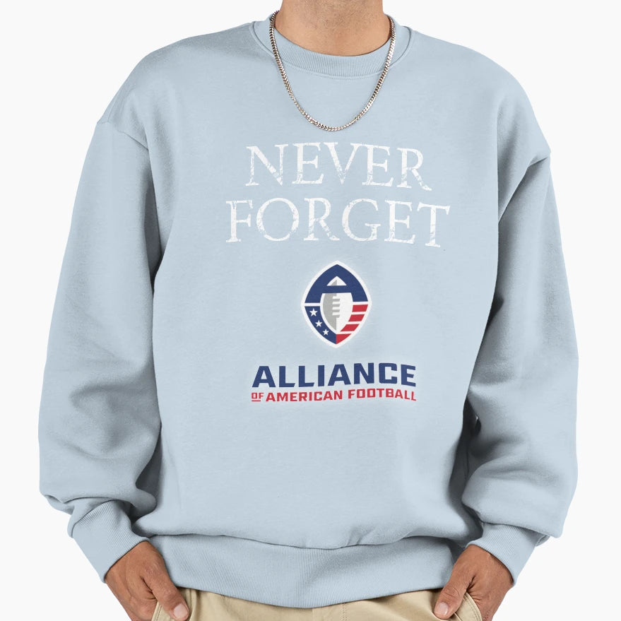 Never Forget Aaf Alliance American Sweatshirt - Trendy Graphic for Adults - T-Shirt, Sweatshirt, Hoodie