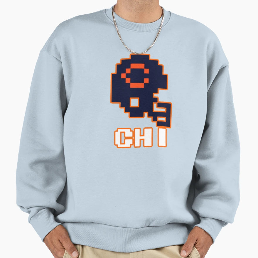 Chicago Football Tecmo Bowl And T-Shirt - Fun Novelty Design for Adults - T-Shirt, Sweatshirt, Hoodie