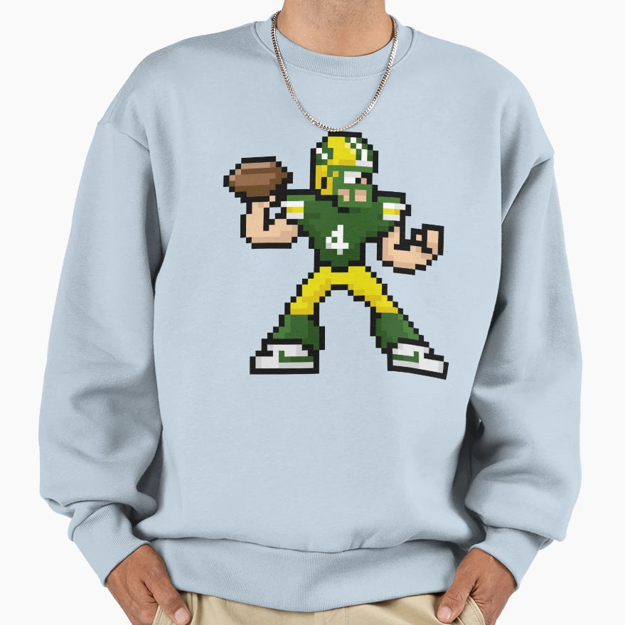 Megaman X Green Bay Sweatshirt - Novelty Apparel for Adults - T-Shirt, Sweatshirt, Hoodie