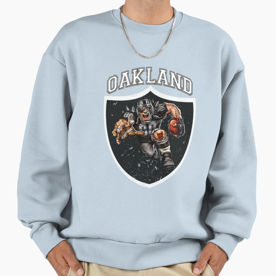 Oakland Football Sweatshirt - Fun Novelty Design for Adults - T-Shirt, Sweatshirt, Hoodie