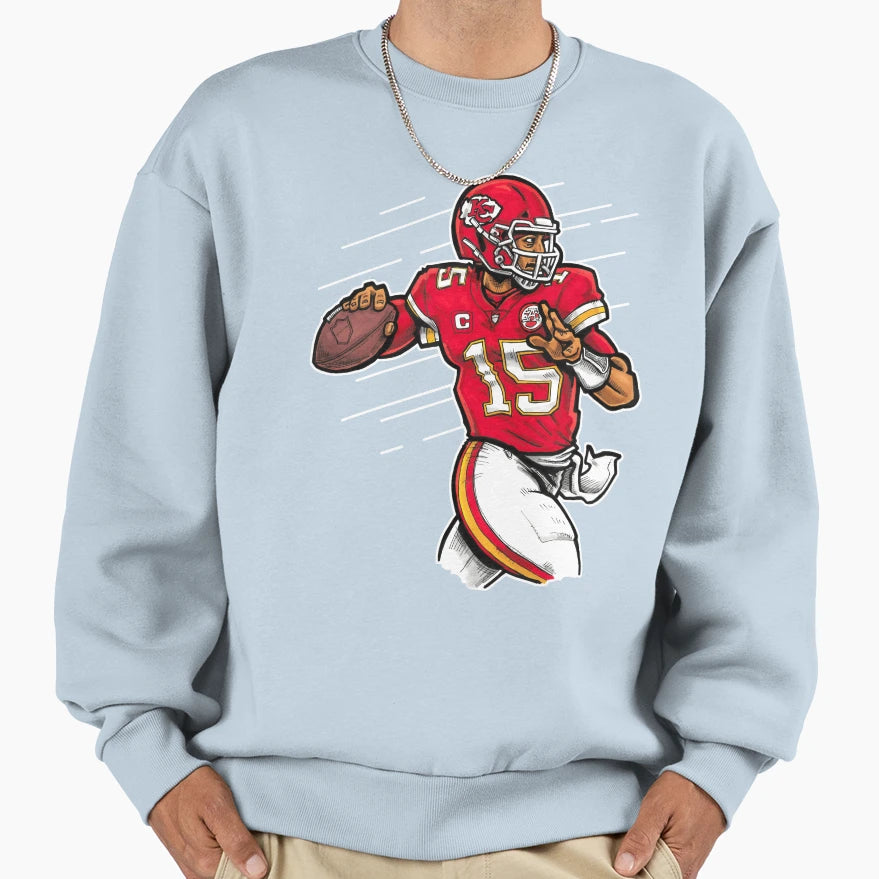 Mahomes Sweatshirt - Trendy Graphic Men Women - T-Shirt, Sweatshirt, Hoodie