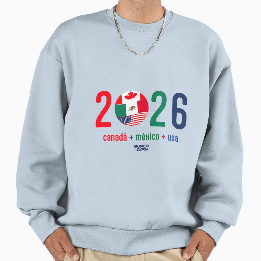 World Cup 2026 Host Nations Soccer Sweatshirt - Trendy Graphic Unisex - T-Shirt, Sweatshirt, Hoodie