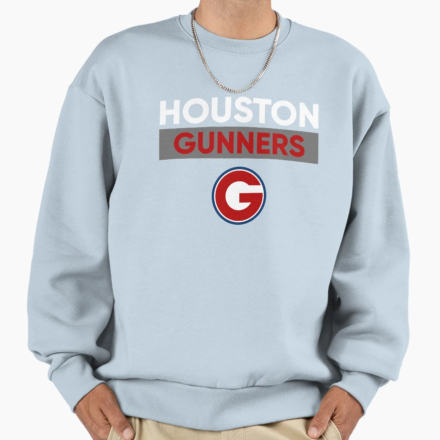 Houston Gunners Sweatshirt - Unique Graphic Unisex - T-Shirt, Sweatshirt, Hoodie