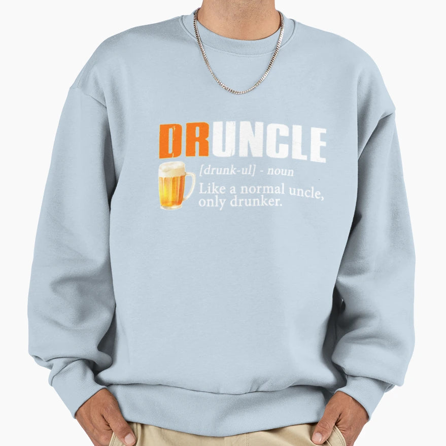 Druncle Funny Gift Uncle Beer Lover T-Shirt - Unique Graphic Unisex - T-Shirt, Sweatshirt, Hoodie