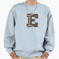 Personalized Football Initial E Sweatshirt - Novelty Apparel for Adults - T-Shirt, Sweatshirt, Hoodie