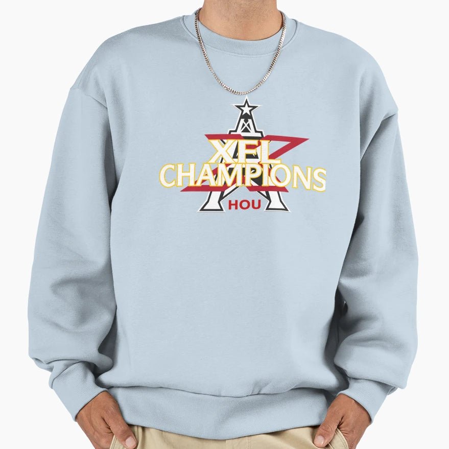 New Houston Roughnecks Xfl Sweatshirt - Novelty Apparel Unisex - T-Shirt, Sweatshirt, Hoodie