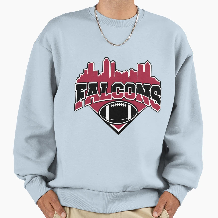 Art Atlanta Falcons Sweatshirt - Casual Everyday Wear for Adults - T-Shirt, Sweatshirt, Hoodie