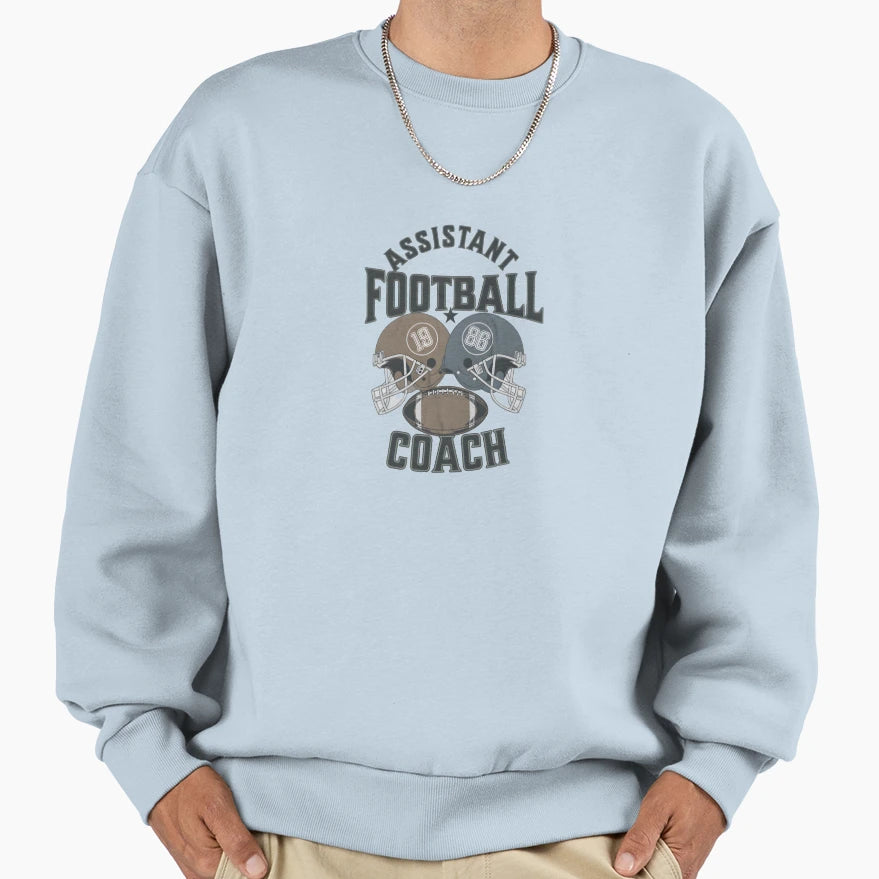 Assistant Football Coach Sweatshirt - Aesthetic Graphic Unisex - T-Shirt, Sweatshirt, Hoodie