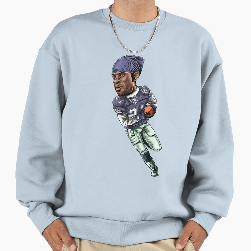 Deion Sanders Deion Sanders Sweatshirt - Fun Novelty Design for Adults - T-Shirt, Sweatshirt, Hoodie