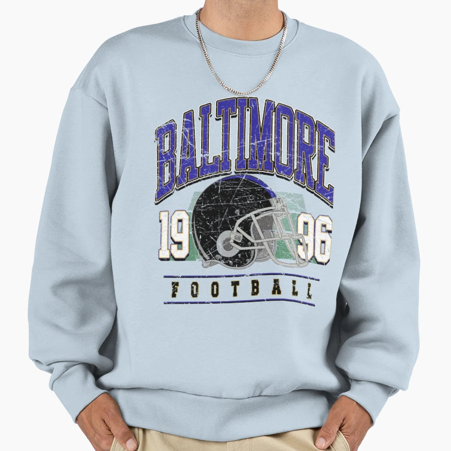 Art Baltimore Ravens Sweatshirt - Novelty Apparel for Adults - T-Shirt, Sweatshirt, Hoodie