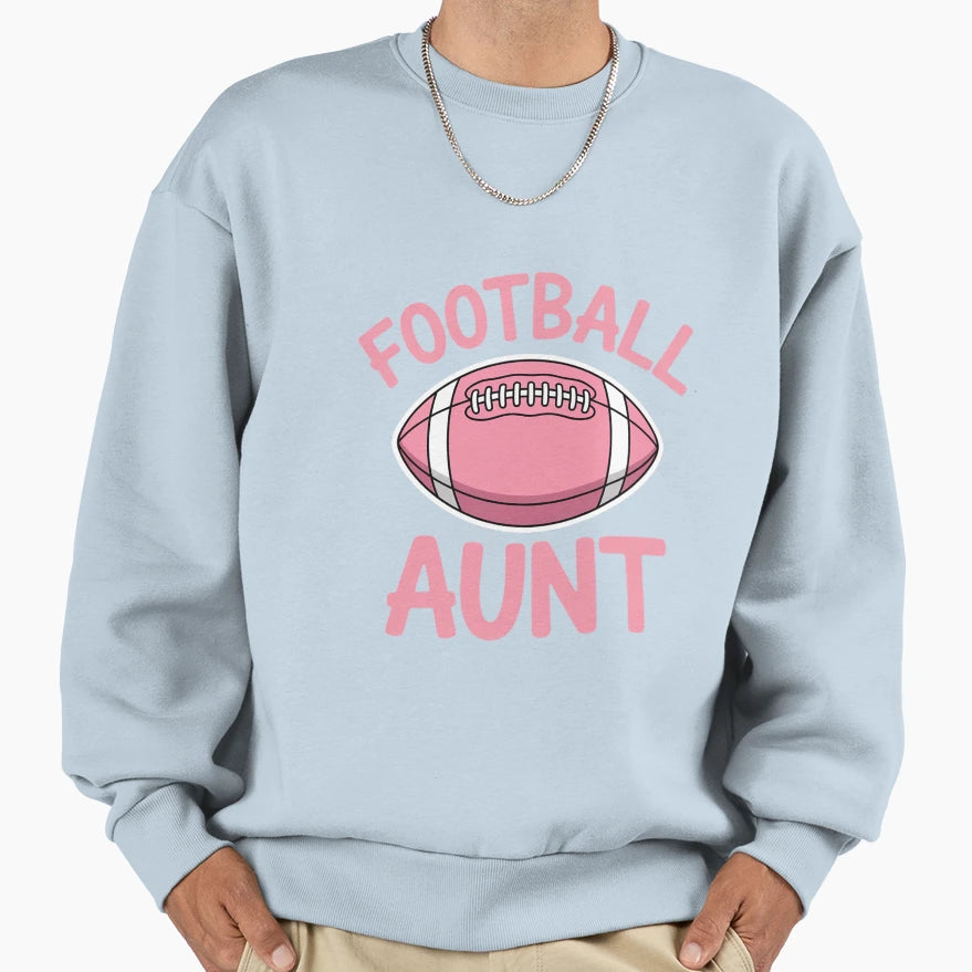 American Football Aunt Family Sweatshirt - Novelty Apparel for Adults - T-Shirt, Sweatshirt, Hoodie