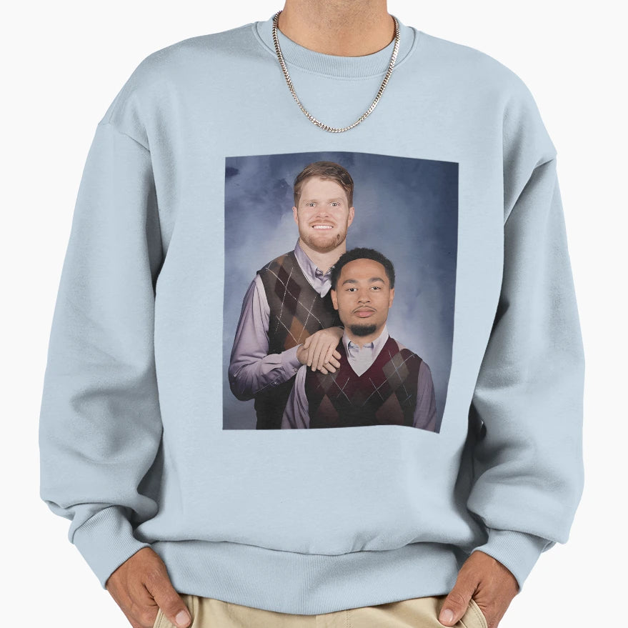 Sam Darnold Jaxon Smith Njigba Sweatshirt - Graphic Print Men Women - T-Shirt, Sweatshirt, Hoodie