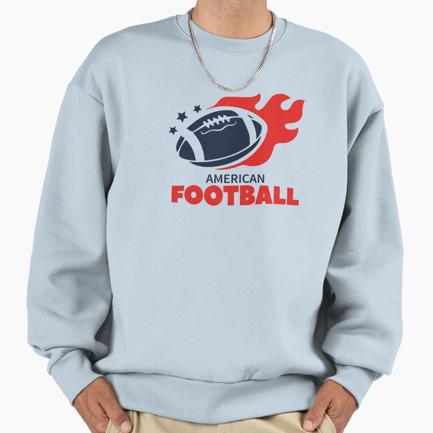 American Football Sweatshirt - Fun Novelty Design Unisex - T-Shirt, Sweatshirt, Hoodie