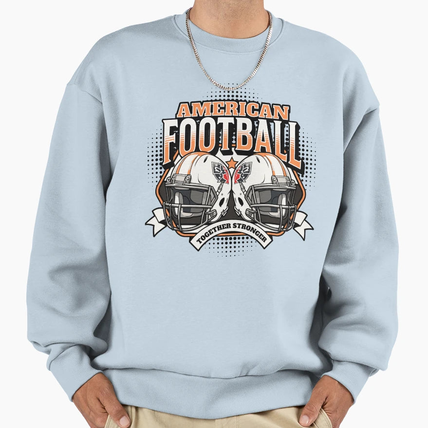 American Football Sweatshirt - Graphic Print for Adults - T-Shirt, Sweatshirt, Hoodie
