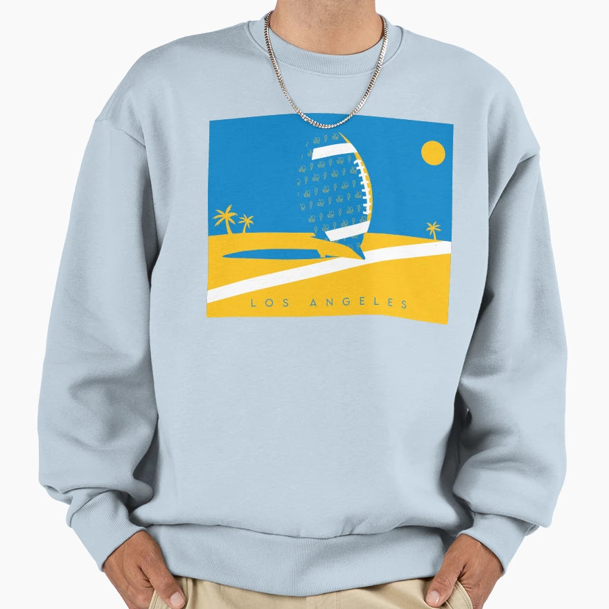 Los Angeles Football Nfl Fan Art Sweatshirt - Graphic Print for Adults - T-Shirt, Sweatshirt, Hoodie
