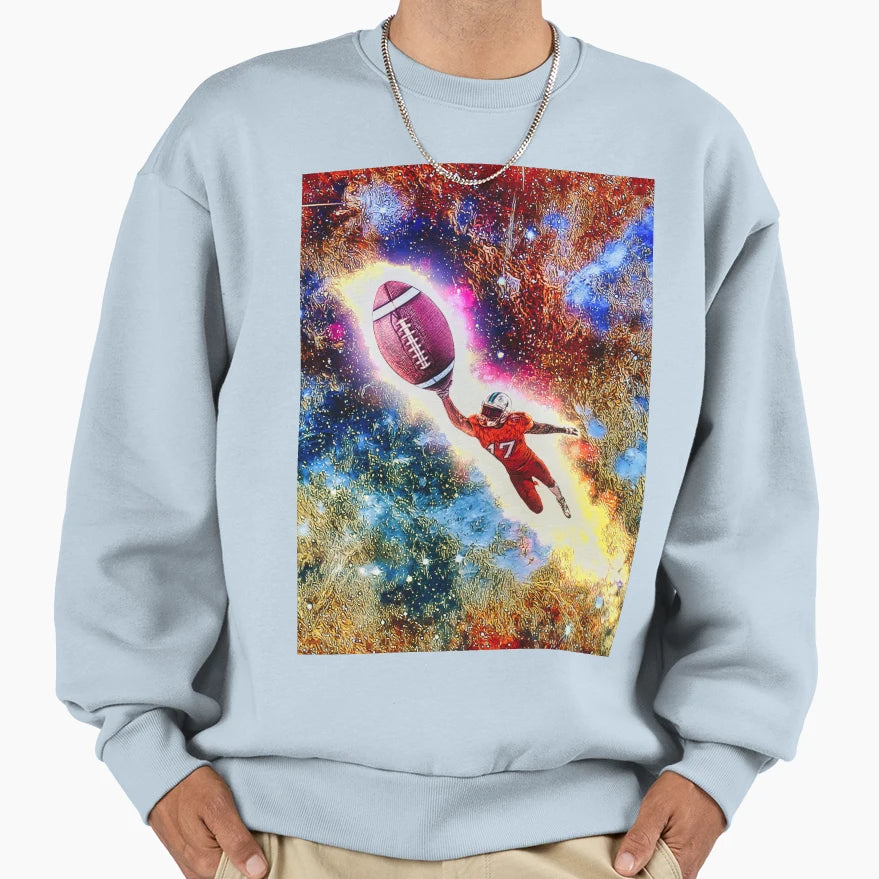 American Football Universe Sweatshirt - Fun Novelty Design Unisex - T-Shirt, Sweatshirt, Hoodie