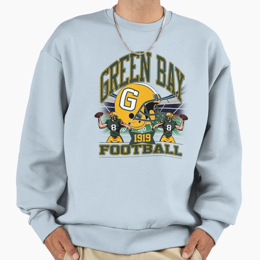 Art Green Bay Packers Sweatshirt - Novelty Apparel for Adults - T-Shirt, Sweatshirt, Hoodie