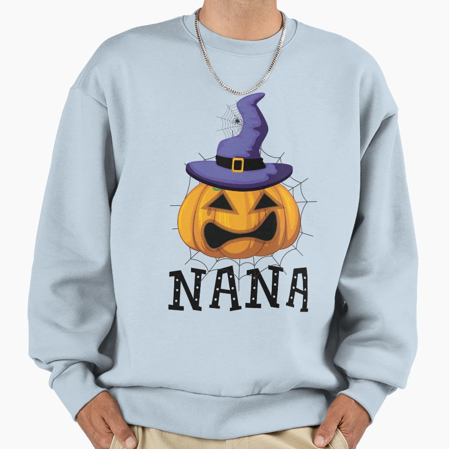 Nana Pumpkin Sweatshirt - Casual Everyday Wear for Adults - T-Shirt, Sweatshirt, Hoodie