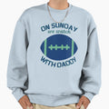 Sundays We Watch Football Daddy Sweatshirt - Custom Art Print Unisex - T-Shirt, Sweatshirt, Hoodie