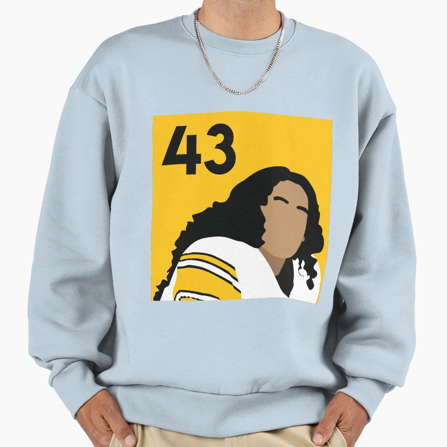 Troy Polamalu Sweatshirt - Novelty Apparel Men Women - T-Shirt, Sweatshirt, Hoodie