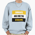 Sundays Are Steelers Sweatshirt - Trendy Graphic Men Women - T-Shirt, Sweatshirt, Hoodie