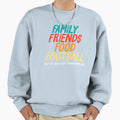 Thanksgiving Family Friends Food Sweatshirt - Custom Art Print Unisex - T-Shirt, Sweatshirt, Hoodie