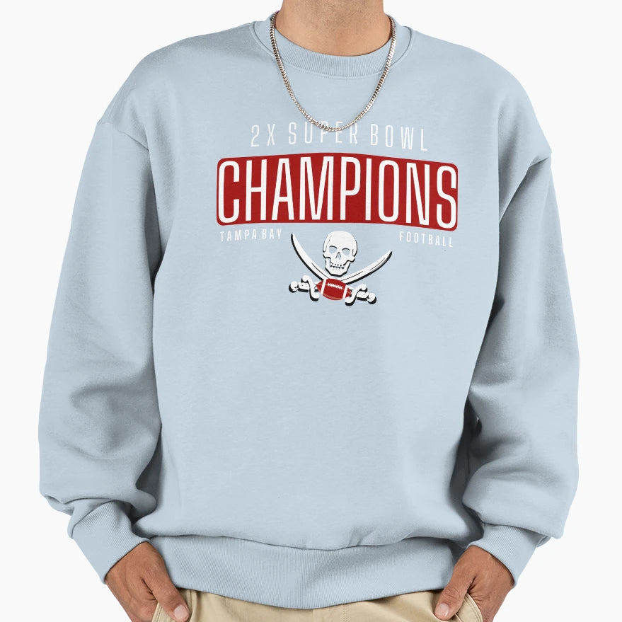 Champa Bay Tampa Bay Football Sweatshirt - Custom Art Print Unisex - T-Shirt, Sweatshirt, Hoodie
