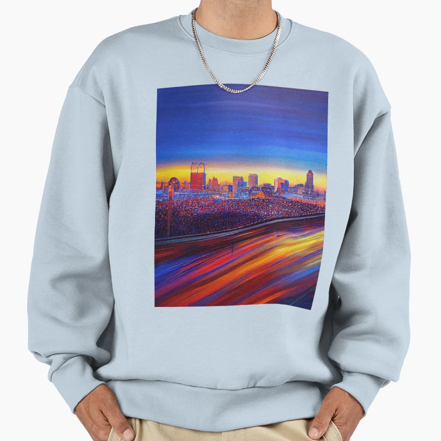Kansas City 2D Sweatshirt - Custom Art Print for Adults - T-Shirt, Sweatshirt, Hoodie