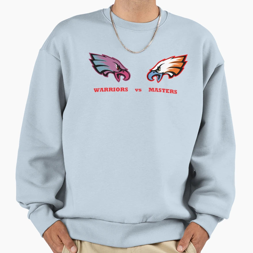 Warriors Vs Masters Sweatshirt - Graphic Print Men Women - T-Shirt, Sweatshirt, Hoodie